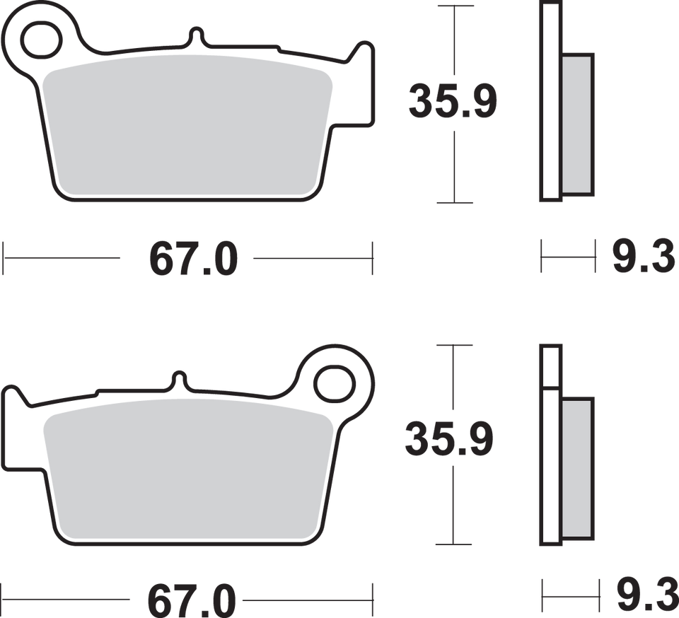 Off-Road Sintered Brake Pads