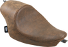 3/4 Solo Seat - Brown - Distressed - XL 04-22 - Lutzka's Garage