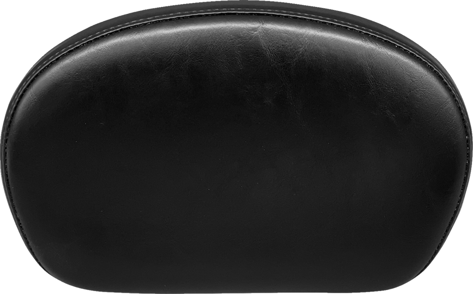 Sissy Bar Pad - Medium - Smooth - Shiny Black - Lutzka's Garage