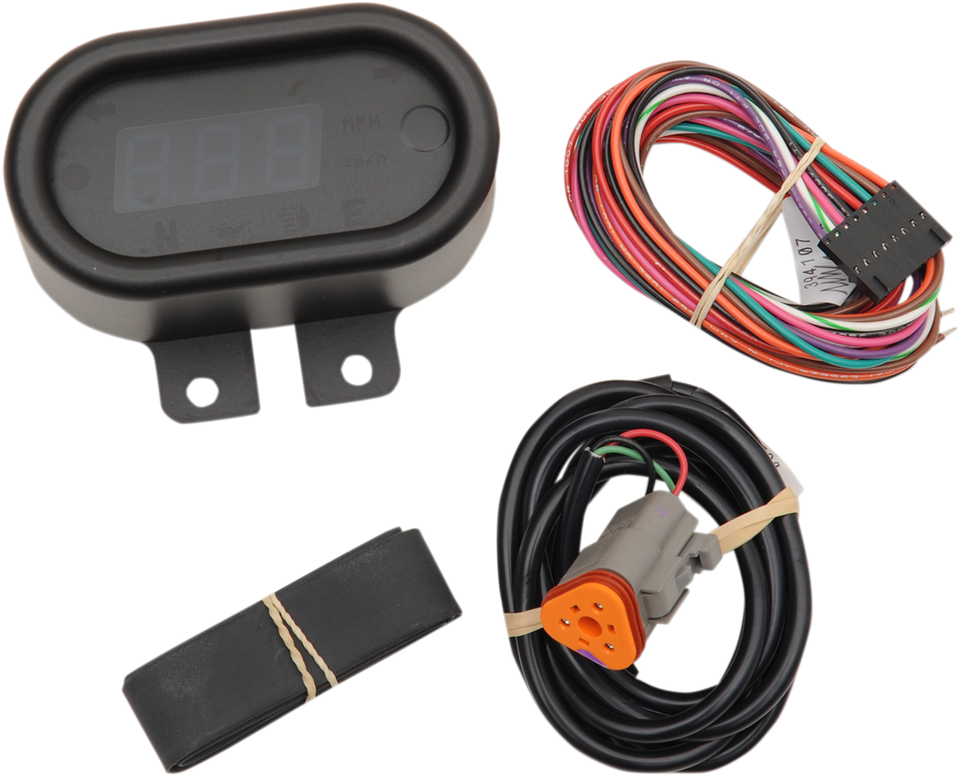 5000 Series Classic Speedometer - Black - 2" H x 3.5" W - Lutzka's Garage