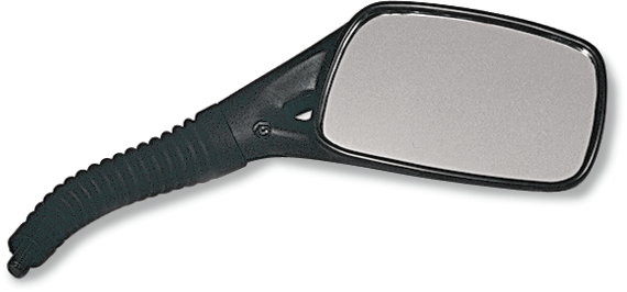 Mirror - Mark II - Side View - Rectangle - Black - Right - Yamaha - Lutzka's Garage