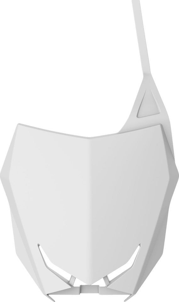 Number Plate - Restyle - White - RM 125/250 - Lutzka's Garage