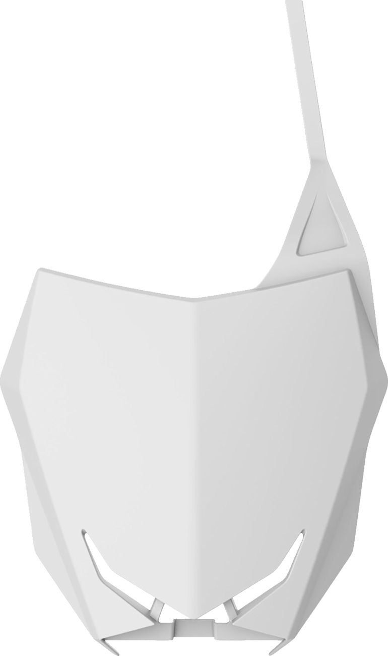 Number Plate - Restyle - White - RM 125/250 - Lutzka's Garage