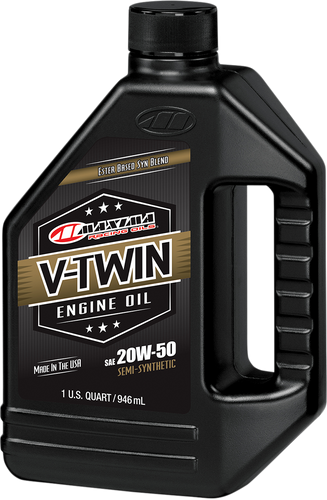 V-Twin Semi-Synthetic Engine Oil - 20W-50 - 1L - Lutzka's Garage
