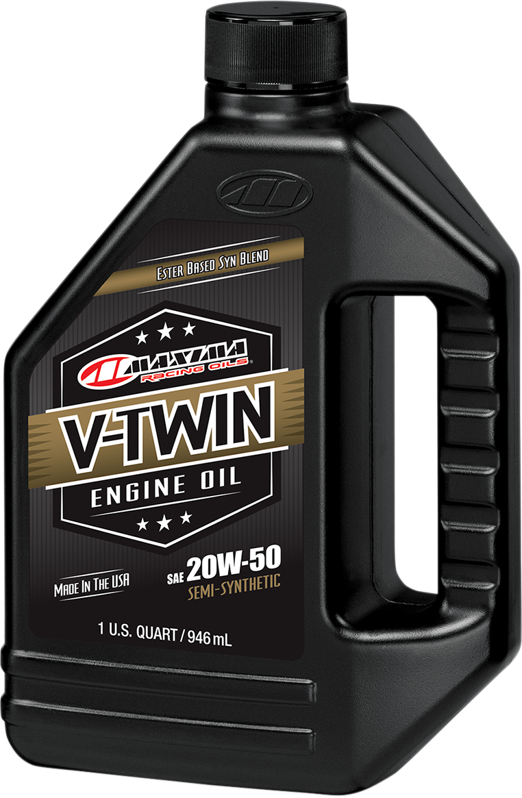V-Twin Semi-Synthetic Engine Oil - 20W-50 - 1L - Lutzka's Garage