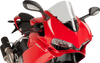 Race Windscreen - 14-1/2" - Clear - Panigale - Lutzka's Garage