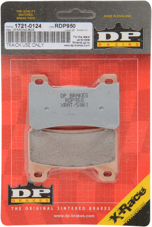 RDP Racing Brake Pads - CBR