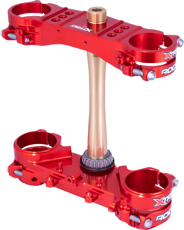 Triple Clamp - 22 mm - Red - Lutzka's Garage