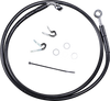 Brake Line - Front - Black - +8" - 04-10 XL - Lutzka's Garage