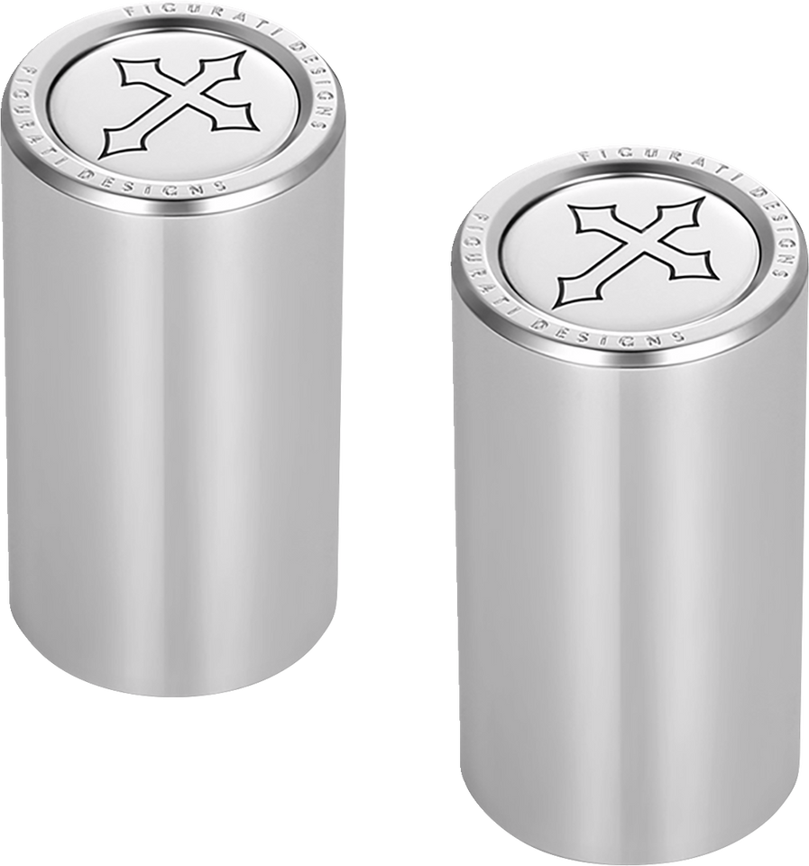 Docking Hardware Covers - Cross - Long Stainless Steel