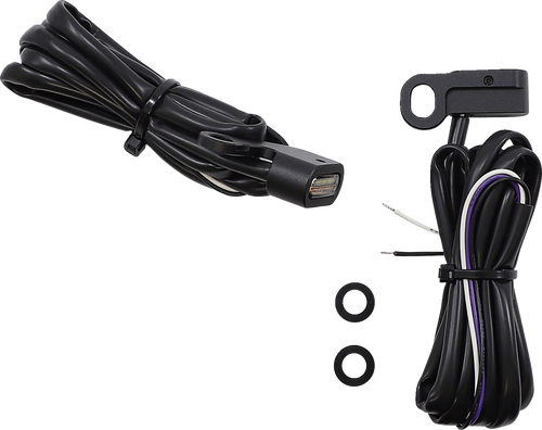 Marker Light - Amber/White - Clear Lens - Matte Black - Lutzka's Garage