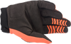 Youth Full Bore Gloves - Orange/Black - 2XS - Lutzka's Garage