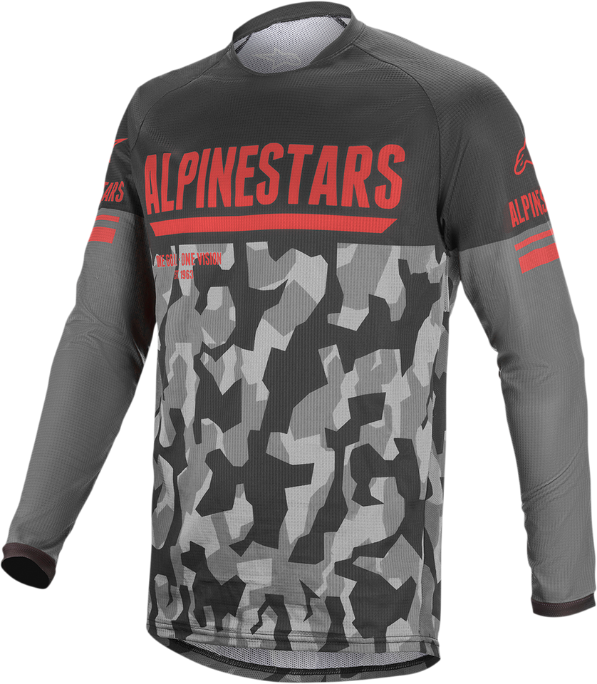 Venture-R Jersey - Camo/Red - Small - Lutzka's Garage