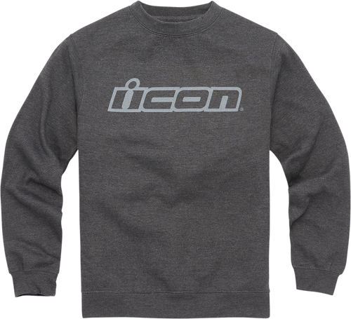 ICON Slant™ Crewneck Sweatshirt - Charcoal - Small - Lutzka's Garage