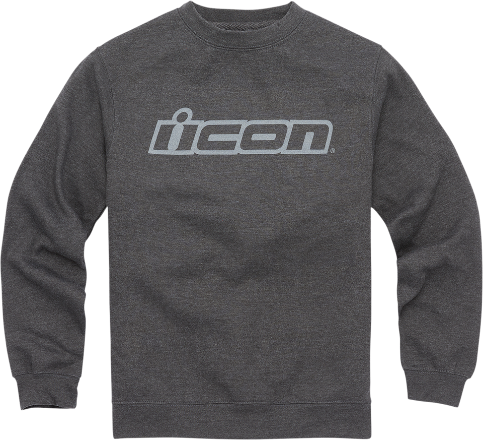ICON Slant™ Crewneck Sweatshirt - Charcoal - Small - Lutzka's Garage