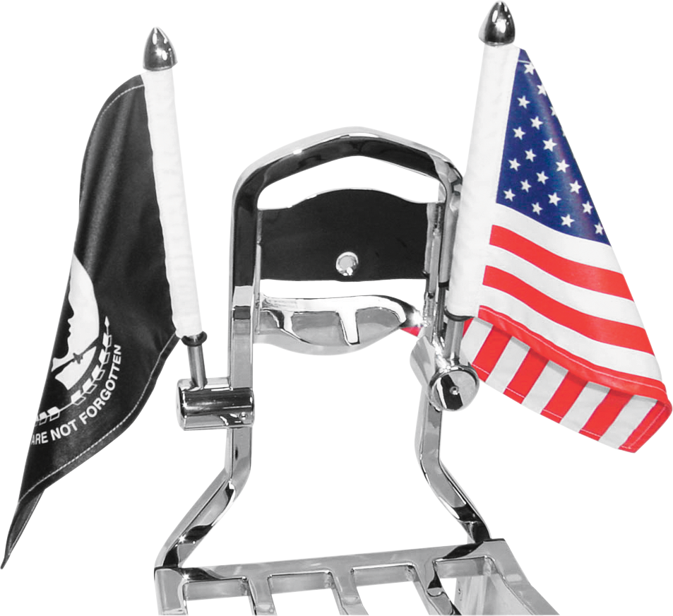 Sissy Bar Flag Mount - 1/2" Bar - 6" x 9" Flag