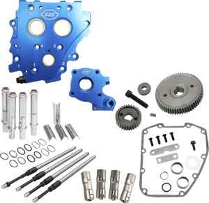 Cam Chest Kit without Cams - Gear Drive - Water Cooled - Chrome Pushrods - Twin Cam