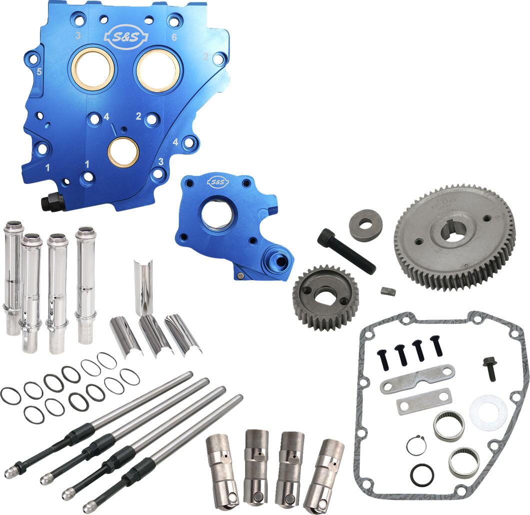 Cam Chest Kit without Cams - Gear Drive - Water Cooled - Chrome Pushrods - Twin Cam
