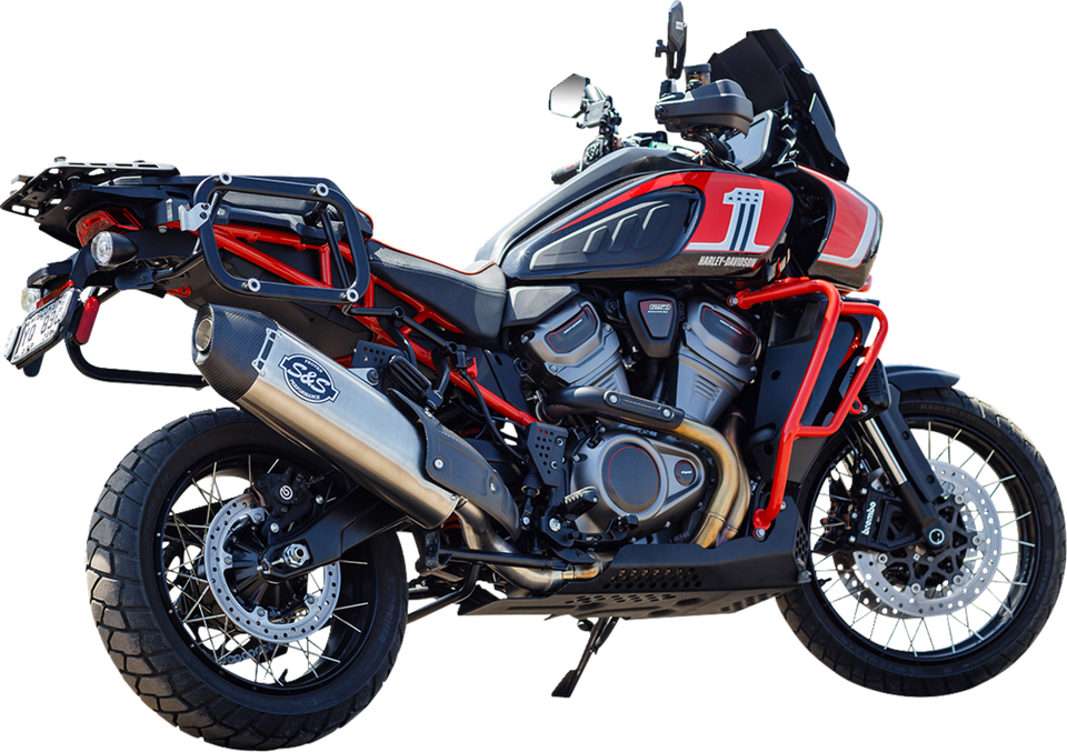 Slip-On Muffler - Brushed Stainless Steel - 50-State