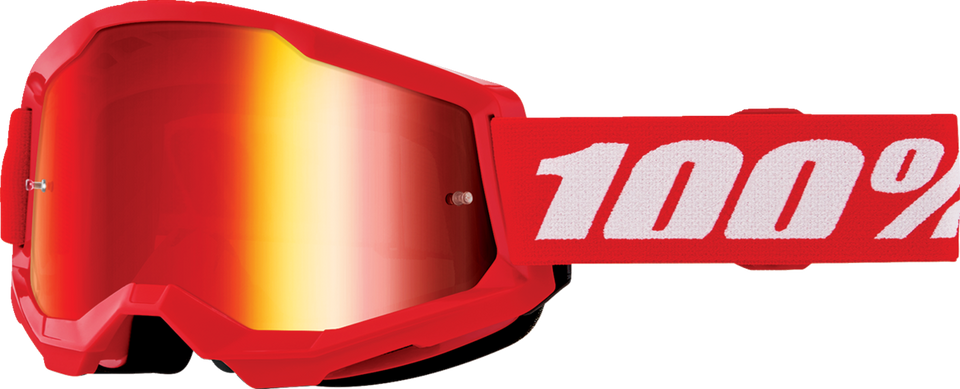 Strata 2 Junior Goggle - Red - Red Mirror - Lutzka's Garage