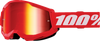 Strata 2 Junior Goggle - Red - Red Mirror - Lutzka's Garage