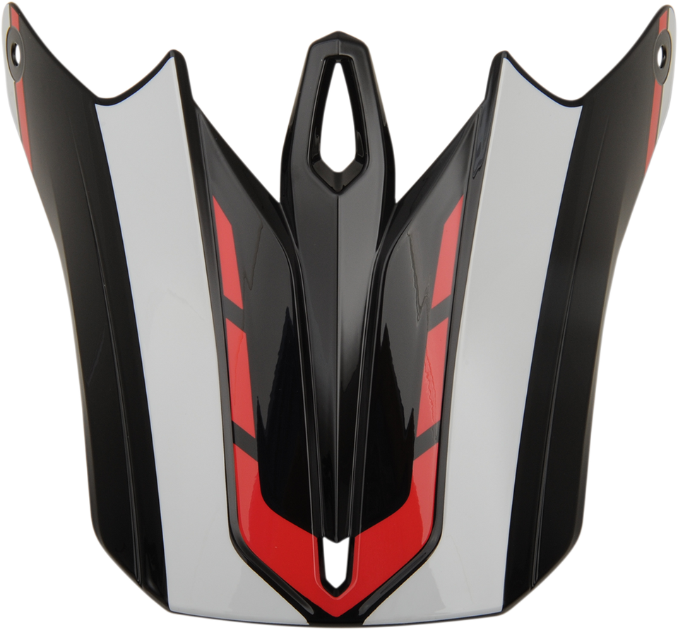 F.I. Visor Kit - Black/White/Red - Lutzka's Garage