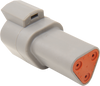 Deutsch Receptacle - 3 Pin - Gray - Lutzka's Garage