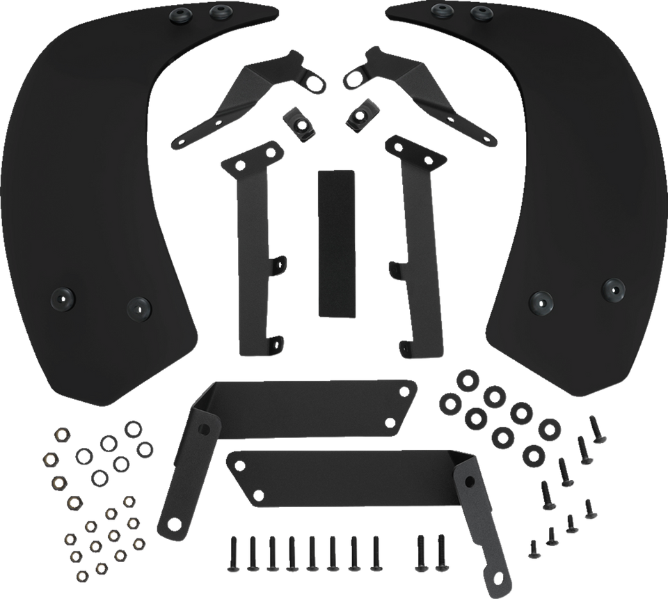 Lower Wind Deflectors - Smoke - Ryker