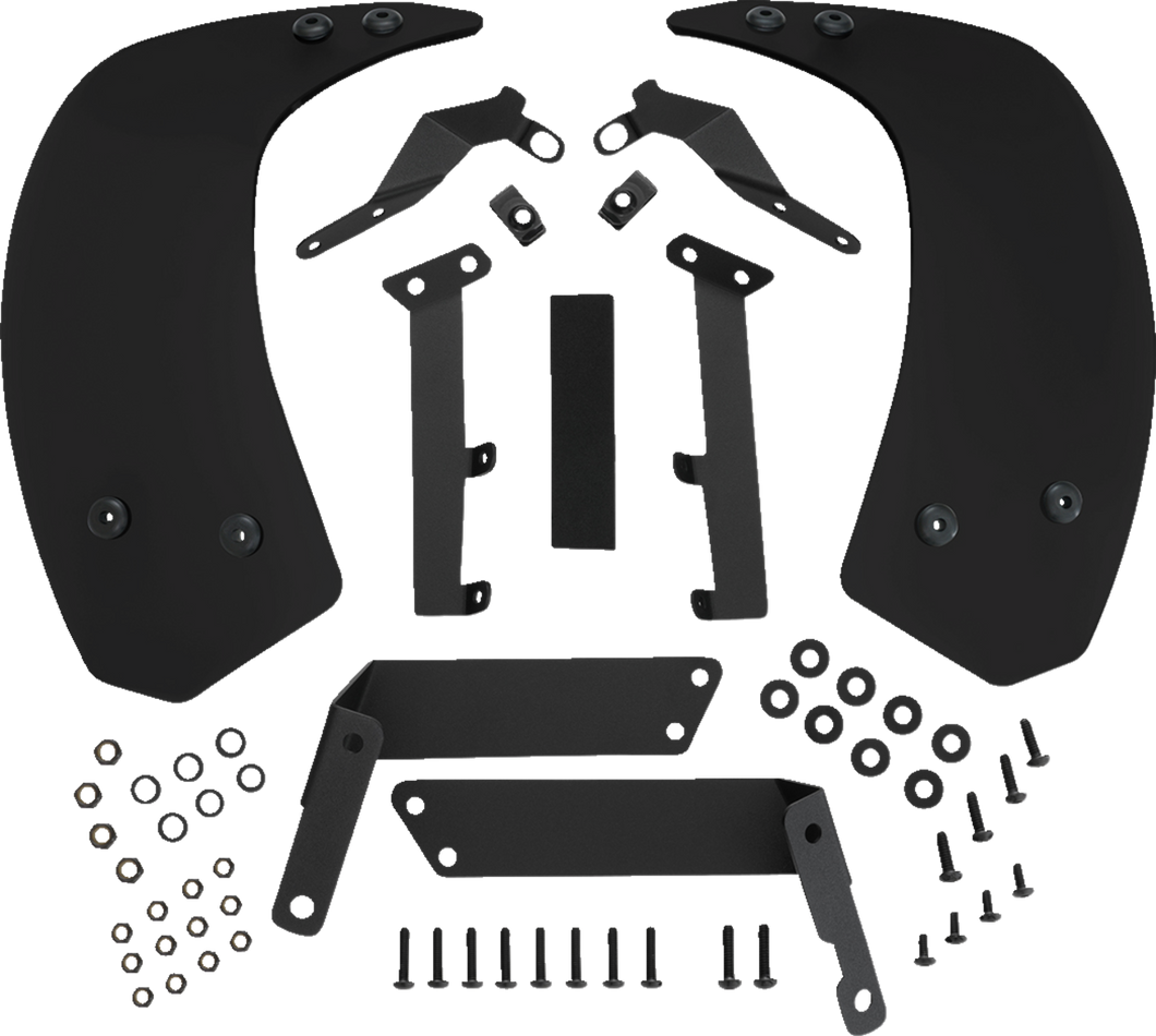 Lower Wind Deflectors - Smoke - Ryker