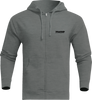 Formula Zip-Up Fleece Sweatshirt - Heather Gunmetal - Medium - Lutzka's Garage