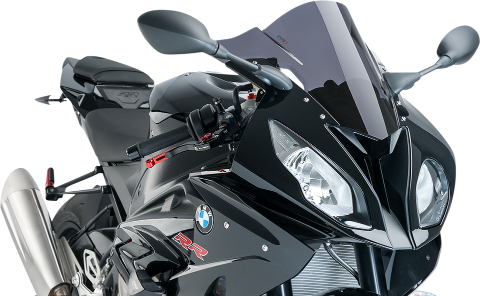 Race Windscreen - 14-1/4" - Dark Smoke - S1000RR - Lutzka's Garage