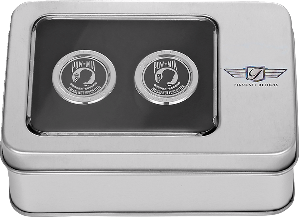 Docking Hardware Covers - POW MIA - Short - Stainless Steel - Lutzka's Garage