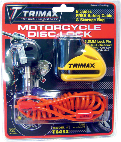 Disc Lock - Yellow - 5.5mm - Lutzka's Garage