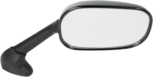 Mirror - Side View - Black/Carbon Fiber - Rectangle - Right - Yamaha
