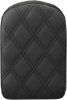 Sissy Bar Pad - Lattice Stitched - Black - Lutzka's Garage