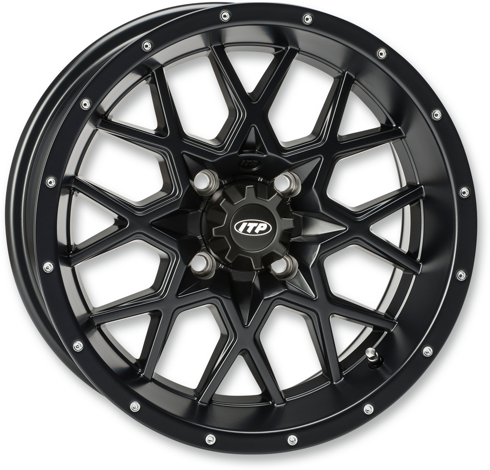 Wheel - Hurricane - Front/Rear - Black - 15x7 - 5/4.5 - 6+1 (+61.8 mm) - Lutzka's Garage