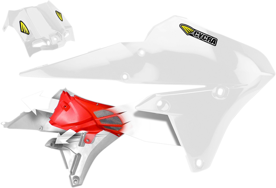 Powerflow Shrouds - White - Lutzka's Garage