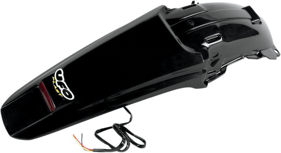 Enduro Rear Fender with LED - Black - Lutzka's Garage