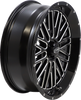 Wheel - Momentum - Front/Rear - Black/Milled - 18x6.5 - 4/156 - 4+2.5 (+10 mm)