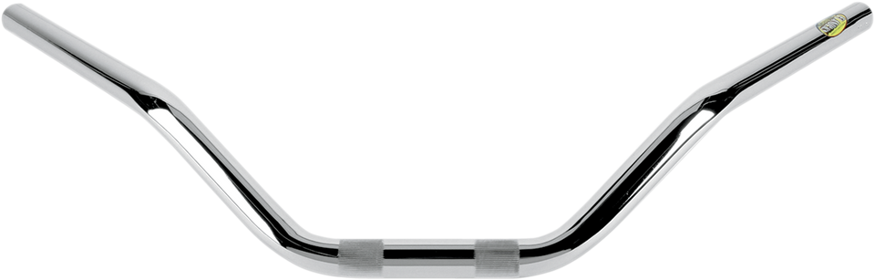 Handlebar - Swept Back - 28" - Knurled - Dimpled - Chrome - Lutzka's Garage