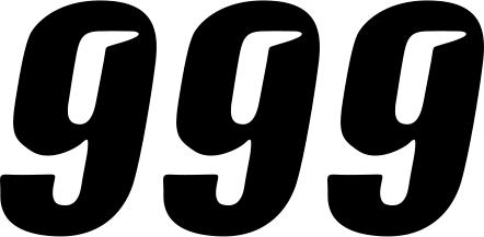 Slash Number Plate - #9 - Black - 4" - Lutzka's Garage