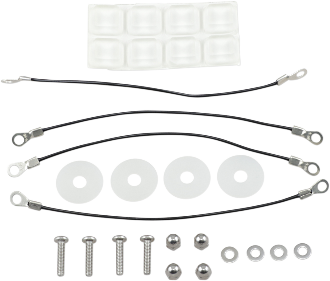 Bagger Budz Saddlebag Bumpers and Pin Retainer Kit