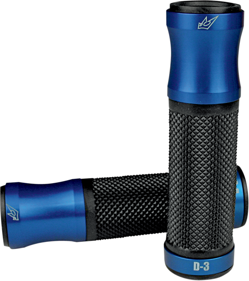 Grips - D3 - Blue/Black - Lutzka's Garage