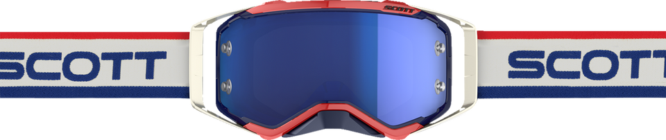 Prospect Goggles - Retro White/Blue - Blue Chrome Works