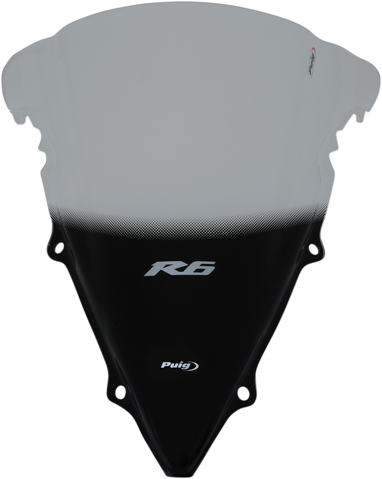 Race Windscreen - 17-3/4" - Clear - YZF-R6 - Lutzka's Garage