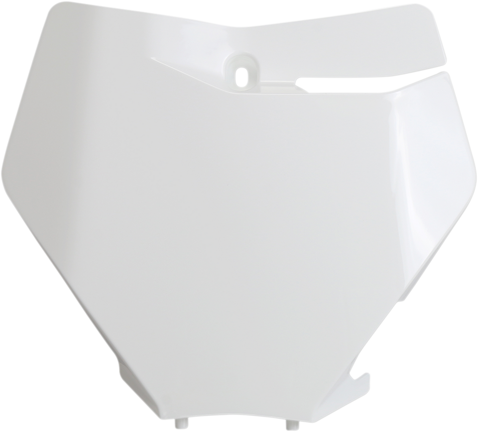 Front Number Plate - 2020 White