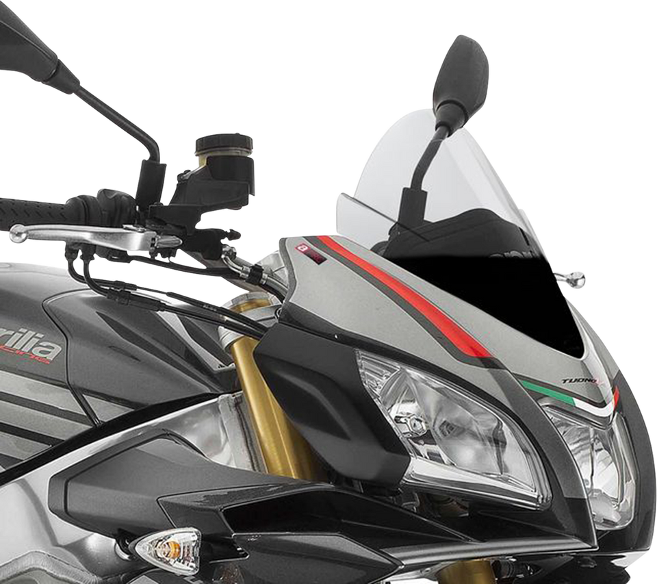 Race Windscreen - 12-1/2" - Clear - Tuono - Lutzka's Garage