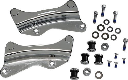 Backrest Docking Kit - Chrome - Lutzka's Garage