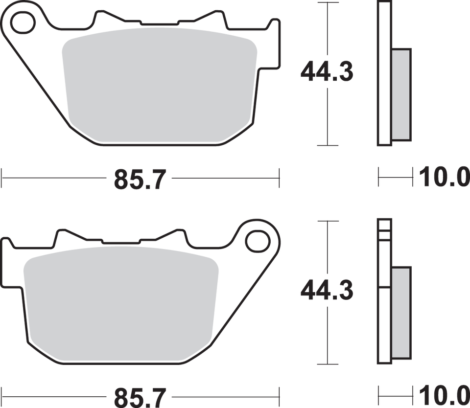 Street Excel Brake Pads - Sportster