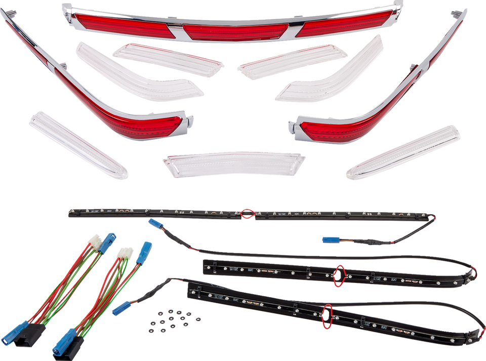 Trunk LED Molding Inserts - 01-10 GL1800